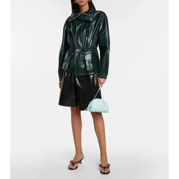 BOTTEGA VENETA Mini Pouch Intrecciato Crossbody Bag In Pale Blue $2500 - Picture 3 of 16